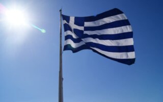 Praktikant in Griechenland - Griechische Flagge