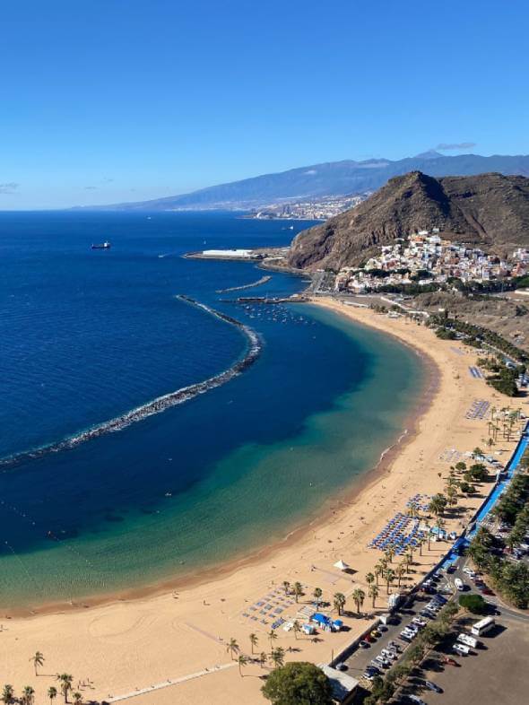 Playa de Las Teresitas auf Teneriffa