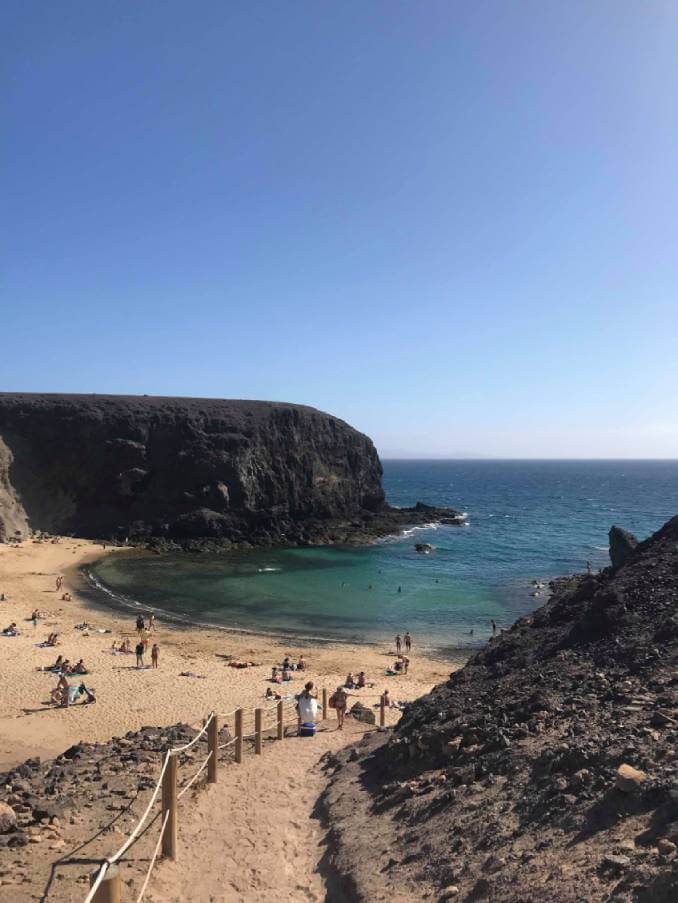 Spiaggia a Lanzarote