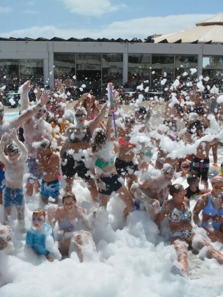 Internship entertainment foam party