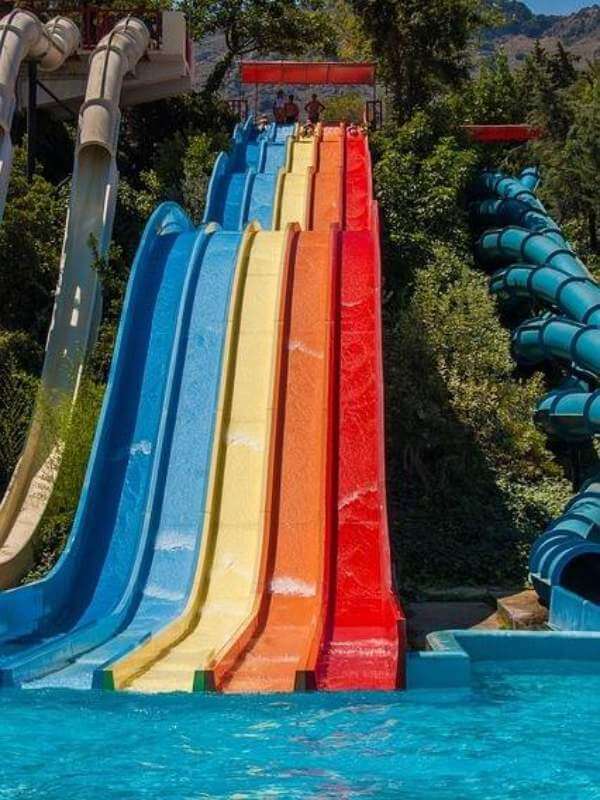 Slides water park