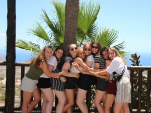 Group of girls in Jungle Park.